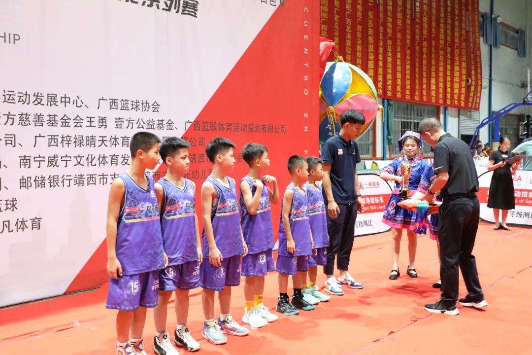 2024约见未来广西篮球冠军赛总决赛在靖西市圆满落幕，青少年运动技能大放异彩